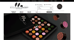 Desktop Screenshot of guillaumevincentchocolatier.com